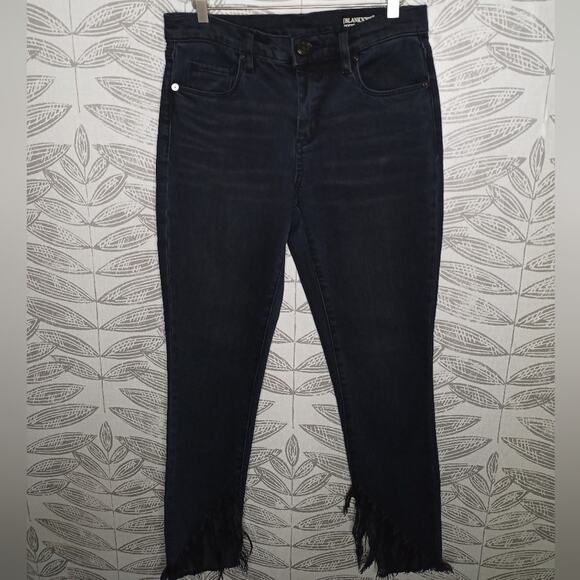 Blank NYC Jeans The Bond Ankle Slashed Raw Hem Dark Wash Revolve - Picture 7 of 7